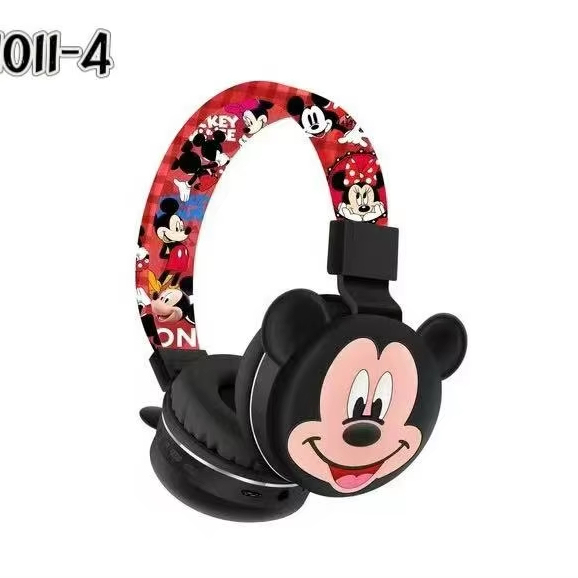 Mickey & Minnie Cartoon Over - Ear Wireless Headphones, SP - 2510II - 4 Cute Kids Headset