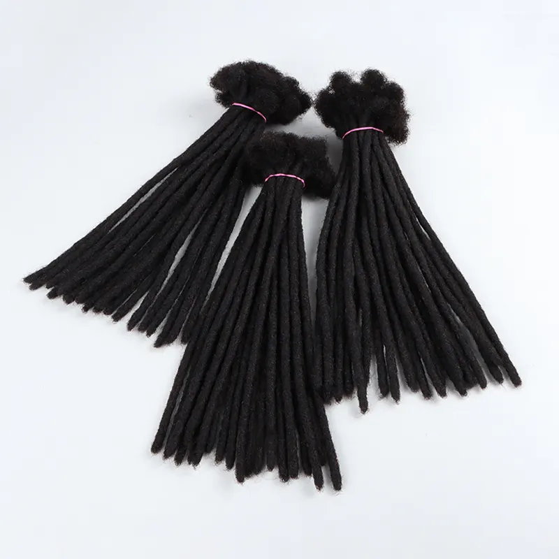 |Vast Dreads| 0.6cm human hair dreads loc extension human hair handmade dread lock extension dreadlocks for sale