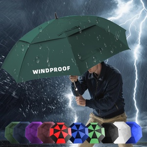 Golf Wind Restraint <b>Umbrella</b> Oversized 60 Inch Business Promotional Gift Logo Printing Hotel Supply Heavy Duty Windproof Design - Product Image 1