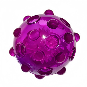 Pelota de juguete para perros Glow Sound de 9 cm, flotante, duradera, resistente a mordidas, fácil de lavar, para ejercicio de mascotas al aire libre en verano, para lotes pequeños. - Product Image 5