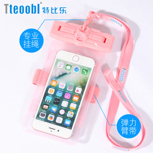 Pochette étanche pour téléphone Tteoobl T-21H pour la natation avec fermeture à glissière et à fermoir - Product Image 3