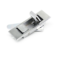 Loquet de panneau en alliage de zinc personnalisé avec bouton-poussoir électronique et poignée battante, étanche pour armoire de télécommunications OEM/ODM
