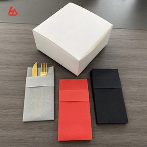 Ensemble d'assiettes et serviettes jetables personnalisées, pièces, pour <span class=keywords><strong>anniversaire</strong></span>, serviettes d'invité, en <span class=keywords><strong>papier</strong></span> Microfibre, marron - Product Image 3