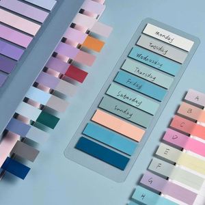 18 PCS 3600 Sheets Read Index <b>Stickers</b> PET Transparent Self-Adhesive Sticky Notes Customizable Memo Pads - Product Image 2