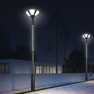ไฟถนนโซลาร์เซลล์ LED อลูมิเนียมอัลลอย IP66 5000K แสงเดย์ไลท์ รับประกัน 10 ปี พร้อมรีโมทคอนโทรล สำหรับใช้งานกลางแจ้งในสวน - Product Image 2