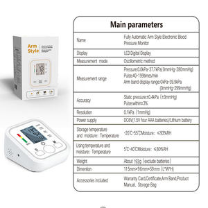 Monitor <span class=keywords><strong>de</strong></span> presión arterial tipo <span class=keywords><strong>brazo</strong></span> electrónico a <span class=keywords><strong>precio</strong></span> <span class=keywords><strong>de</strong></span> fábrica para uso doméstico y hospitalario - Product Image 5