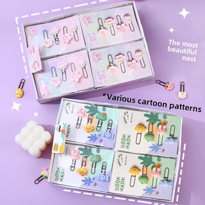 Custom logo Creative Cartoon Fun Pattern Student Bookmark Clip Cute <strong>Mini</strong> Metal <strong>Paperclip</strong> Yilan Brand Model Q53 Wholesale - Product Image 3