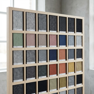 HENGJIU Pannello Acustico in PET Ignifugo B1 Ecologico all'Ingrosso |   Feltro Fonoassorbente in Oltre 48 Colori per Decorazione di Studi e Uffici - Product Image 3