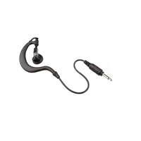 Earphone Headset Kabel G-Shape Soft Ear Hook E-20-LOK Quick Release 2-Way Radio Plug, Tahan Air IPX-5, Driver Dinamis