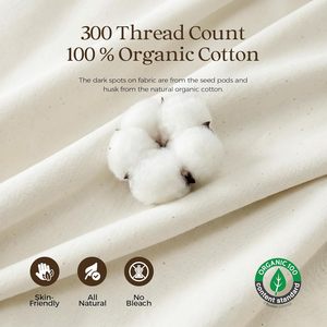 Couette, couvre-lit moderne en duvet d'oie toutes saisons, taille Queen, housse 100% coton biologique, insert de couette naturel et respirant - Product Image 2