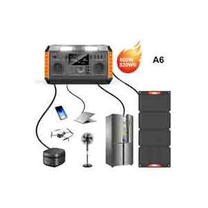 สถานีไฟฟ้าพกพา 600W 520Wh รองรับแผงโซลาร์เซลล์ AC/USB 220V พาวเวอร์แบงค์ พร้อมอินเวอร์เตอร์ Pure Sine Wave รองรับการชาร์จแบบไร้สาย - Product Image 1