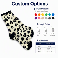 Chaussettes pour femmes avec logo personnalisé, motif de dessin animé, couleur personnalisée, tricotées, confortables, mignonnes, en coton jacquard, pour la vie quotidienne