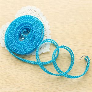 Corde à linge coupe-vent portable en nylon pour intérieur et extérieur, séchoir de <span class=keywords><strong>plafond</strong></span> pour camping – Grande vente - Product Image 2
