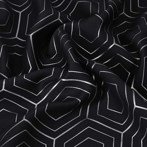 Rideaux occultants gris à œillets, 1 pièce, pour le salon, à imprimé thermique, pour fenêtre de chambre à coucher, allemagne - Product Image 6