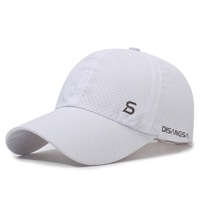 Casquette de baseball en nylon à séchage rapide à 6 panneaux, personnalisable avec logo brodé, unisexe, pour la pêche, le tennis, la course à pied et les sports de plein air – Vente en gros