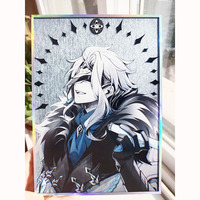 Özelleştirilmiş İmza Shikishi panoları japon animasyon desen Shikishi kurulu Glitter arka plan akrilik Shikishi