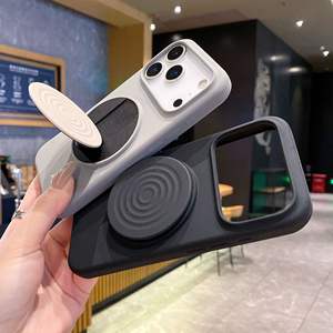 Fundas Magnéticas de Silicona para Teléfono Móvil para iPhone 17 16 15 Pro Max Equipadas con Soporte Magnético y Cubierta Protectora - Product Image 3