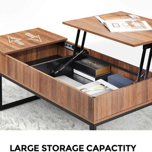 Cross-border home furnishing coffee <b>table</b>, living room detachable coffee <b>table</b> with lift-up function and hidden space, modern - Product Image 5