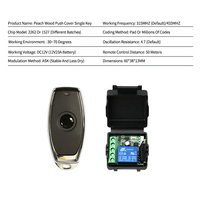 Control remoto inalámbrico, interruptor de Control remoto, CC de 12v, 433mhz, relé inalámbrico Rf, receptor de interruptor