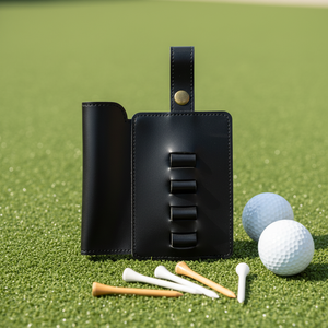 RR Envío Rápido: Soporte para Tees <span class=keywords><strong>de</strong></span> <span class=keywords><strong>Golf</strong></span> con Funda para Petaca, Petaca Portátil, Bolsa <span class=keywords><strong>de</strong></span> Cuero PU para Tees <span class=keywords><strong>de</strong></span> <span class=keywords><strong>Golf</strong></span>, Accesorios Deportivos <span class=keywords><strong>de</strong></span> <span class=keywords><strong>Golf</strong></span> para Exteriores - Product Image 5