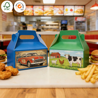 Boîte à gâteaux personnalisée en carton recyclé de qualité alimentaire, anti-graisse, avec revêtement UV, fermeture magnétique, structure rigide, couleur ivoire