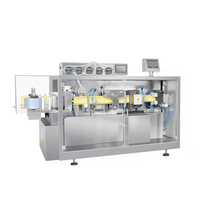BFS-120 (K5) entièrement automatique cosmétique liquide monodose bandes bouteille en plastique ampoule forme remplissage joint machine à emballer