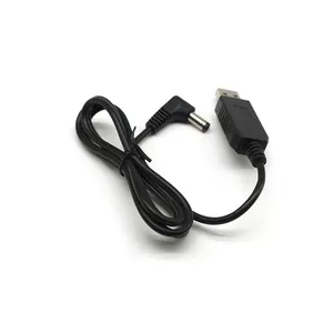 USB à 5V à 9V Step up USB Boost Convert WS220 DC Jack 5.5mm 2.1mm Barrel Connector 90 Degree Boost Right Angle DC Cable - Product Image 6