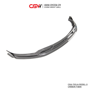 อุปกรณ์ตกแต่งรถยนต์ทั้งชุดกระโปรงด้านข้างด้านหน้าด้านหลังริมฝีปากกันชนสปอยเลอร์คาร์บอนไฟเบอร์ชุดสําหรับ 2023 <span class=keywords><strong>Tesla</strong></span> <span class=keywords><strong>รุ่น</strong></span> <span class=keywords><strong>3</strong></span> - Product Image 5