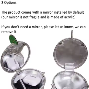 Borse <span class=keywords><strong>da</strong></span> <span class=keywords><strong>Sera</strong></span> di Lusso a Forma di Coppa di Martini in Cristallo in Super Offerta per <span class=keywords><strong>Donna</strong></span> con Strass e Diamanti di Design - Product Image 6