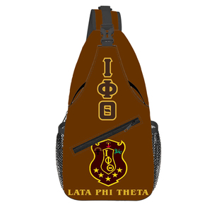 Borsa a Tracolla Iota Phi Theta, Zaino Monospalla per Viaggi, Regali per Confraternite, Accessori Personalizzabili con Logo e Nome, Nuovo ed Economico - Product Image 2