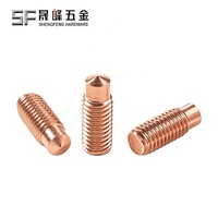 Goujons de soudage à l'arc en acier au carbone type RD 1/2" 1/4" DIN32501 plaqués cuivre pour la construction navale, provenant d'une usine certifiée IATF16949 avec faible MOQ