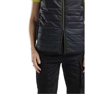 BLAKLADER - 386420309933XXL Chaleco cálido para mujer Negro/Amarillo-EAN 7330509818558 CHAQUETAS DE TRABAJO CHAQUETAS DE VERANO SOFTSHELL - Product Image 4