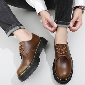 Low Cut Small Leather <strong>Shoes</strong> for Men Women Genuine Leather Crazy Horse Brown Plus Size Casual Fashion Trend Breathable - Product Image 4