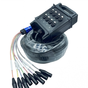 Cable Snake <span class=keywords><strong>XLR</strong></span> Multicolor de 8 Canales, Caja de Escenario de 4/8/16/32 Canales, Cable de Audio Multicore <span class=keywords><strong>XLR</strong></span>, Cable Snake Multipar <span class=keywords><strong>XLR</strong></span> para Escenario - Product Image 5