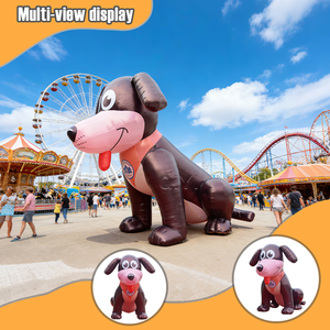 Arche gonflable personnalisée en forme de chien de dessin animé pour la décoration d'événements - Utilisation publicitaire imperméable - Product Image 3