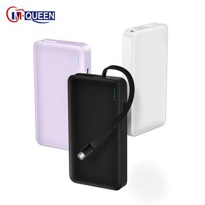 Batería Externa Portátil con Logotipo Personalizado, 10000mAh de Alta Capacidad, Carga Rápida, Cables Retráctiles para iPhone 15 14 13 - Product Image 1