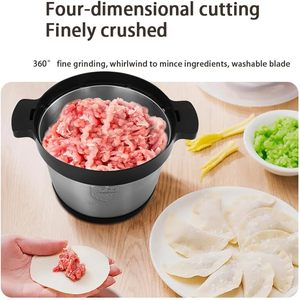 Máquina para Machacar Ñame, Picadora de Carne de 10L 12L, Licuadora para Machacar Fufu, Picadora de Carne Eléctrica Multifuncional Portátil - Product Image 4