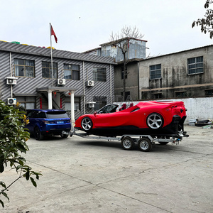 Lancha rápida <span class=keywords><strong>Ferrari</strong></span> roja vibrante para resort con gran flotabilidad y fácil mantenimiento para diversión acuática - Product Image 3