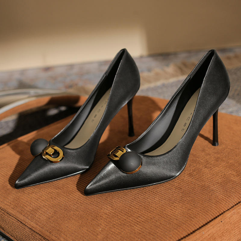 Women Office Luxury Pointed Toe High Heels Pumps Stiletto Casual