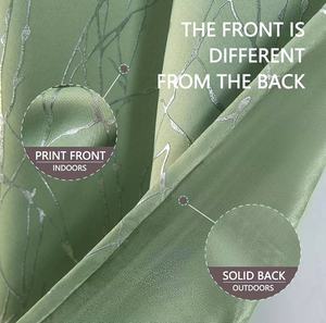 Rèm Cửa Sổ Nhà Sang Trọng Tùy Chỉnh Trang Trí Mới Nhất Cung Cấp Từ Nhà Máy Rèm Cảm Giác Bằng Lụa Cho Phòng Khách Thiết Kế Rèm Sang Trọng - Product Image 4