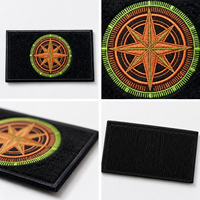 Écusson brodé personnalisé sur mesure, style mode, badge en fil haute densité, thermocollant pour vêtements streetwear