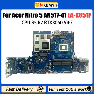 Für ACER AN517-41 Laptop-Mainboard LA-K851P mit R5-<span class=keywords><strong>5600H</strong></span> R7-5800H CPU RTX3050 V4G DDR4 Motherboard Nitro <span class=keywords><strong>5</strong></span> 100% Getestet OK - Product Image 2