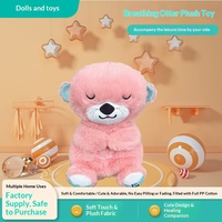 Ours en peluche musical respirant unisexe 31cm-50cm pour les 14 ans et plus pour favoriser le sommeil