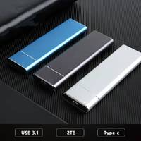 Disco Duro Externo Portátil SSD de Aleación de 1 TB con USB 3.0, 4 TB, 2 TB, 500 GB, 128 MB, Caja de Regalo OEM para Accesorios de Disco Duro de Portátil