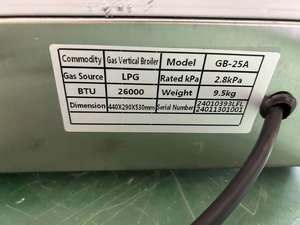 Máquina vertical de queima de carne automática com 2 queimadores e 10 espetos de Kebab, grelha a gás para Kebab Shawarma - Product Image 6