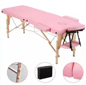 Cama de masaje plegable médica portátil cómoda MESA DE Spa para acupuntura Facial Silla de belleza cosmética - Product Image 1