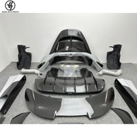 Nuevo Kit de Carrocería Estilo 765LT, en Fibra de Carbono Semiseca, Tejido Twill Brillante, Envasado al Vacío, Incluye Parachoques, Alerón, Capó y Escape