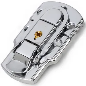 用于锁定零售展示柜的方形肘节闩锁高端优质表壳五金配件锁螺丝安装挂锁