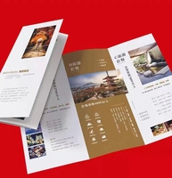 Manuel d'instructions personnalisé, dépliant promotionnel plié, brochure, prospectus