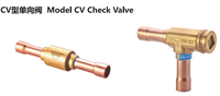 Vanne d'arrêt de modèle CV pour réfrigérant 1-1/8ODF CVRH-28